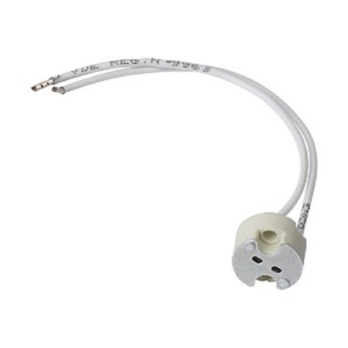 Патрон электрический UNIVersal GU5.3 провод 2х0.75 15см белый фото Патрон электрический UNIVersal GU5.3 провод 2х0.75 15см белый картинка